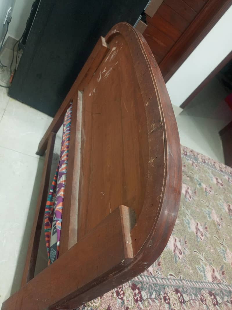 2 single beds solid wood 7