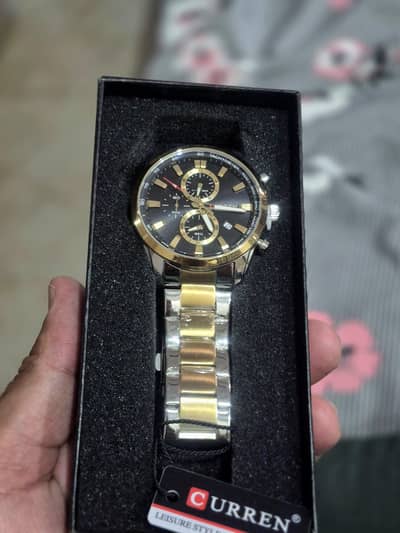 Curren Brand Chronograph Watch,