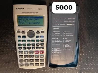 12C HP TEXAS INSTRUMENTS BA2 PLUS CASIO FC-100V FINANCIAL CALCULATOR