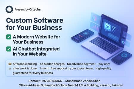 i can build custom software for your bussiness