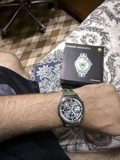Huawei watch gt 6 46mm brand new green stainless steel