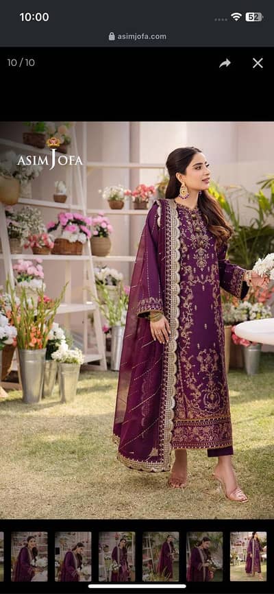 3 piece party wear wedding wear dress