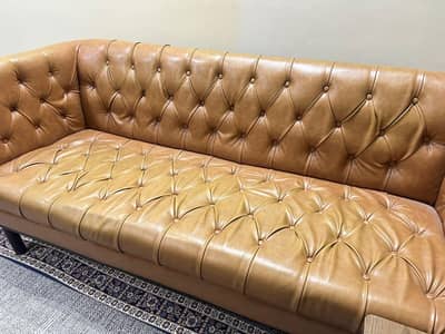 Leather sofa set in good quality