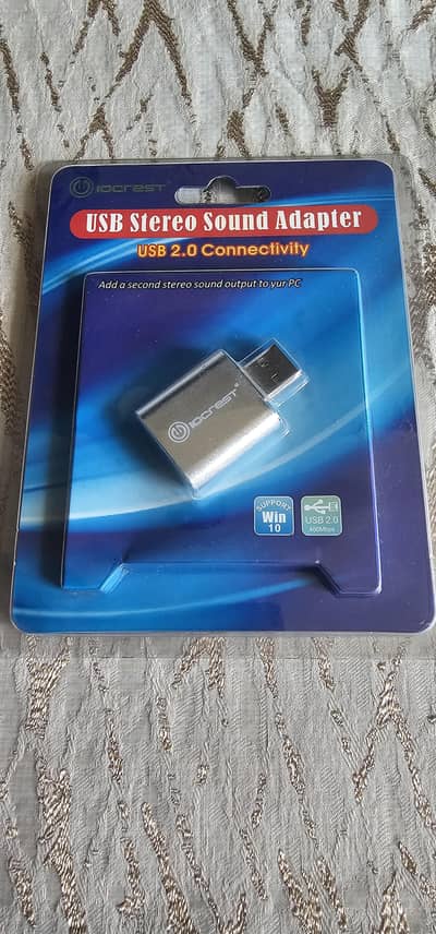 USB Stero Sound Adapter for Computer / Laptop