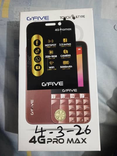 G Five | 1 month used only | pta approve| 10/10 condition
