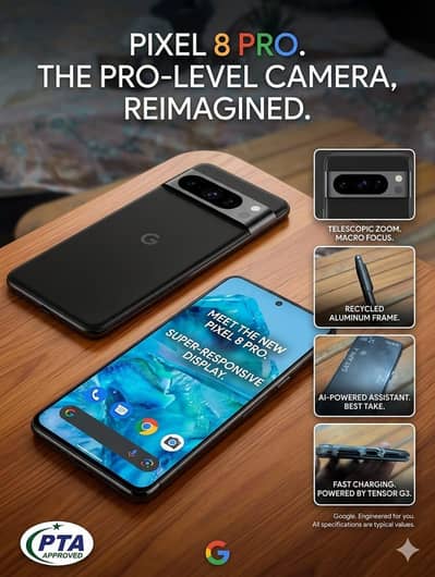Google Pixel 8Pro 256 PTA Apro