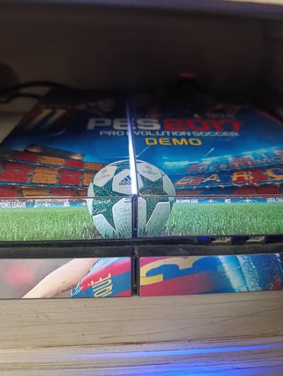 Play station 4 with original 2 controllers and 2 discs