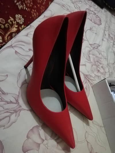 victoire high heels(dark red) Orignal new 36 size