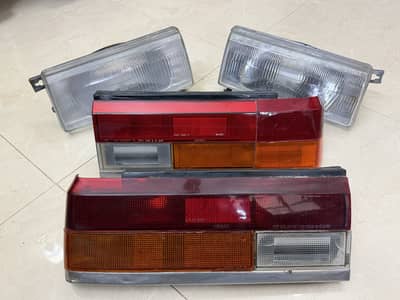 Nissan sunny 1989 headlight, Taillights Genuine Complete Set