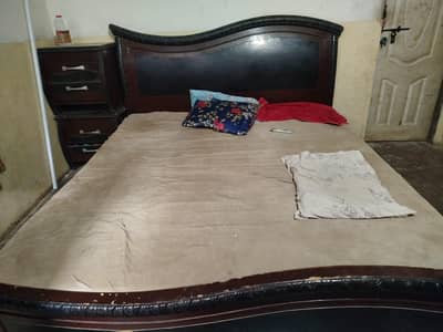 two side tables one bed double