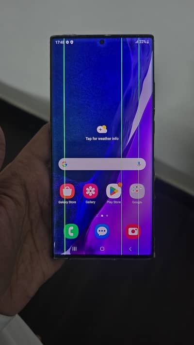 samsung galaxy note 20 ultra official pta approved with lines in displ