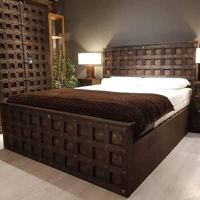 Bed| Queen bed|Wooden bed|Double bed|Chinoti bed set|King size bed