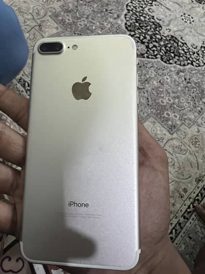 Iphone 7plus 10/7 condition whitish yellow colour