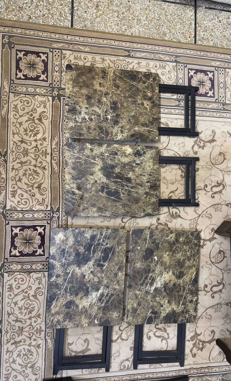 4 table set with stand 1