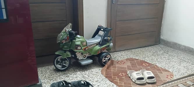 Kids Electric Toy Motorbike – Good Condition (Battery Missing)