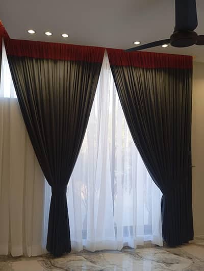 Velvet & Digital Curtain Available