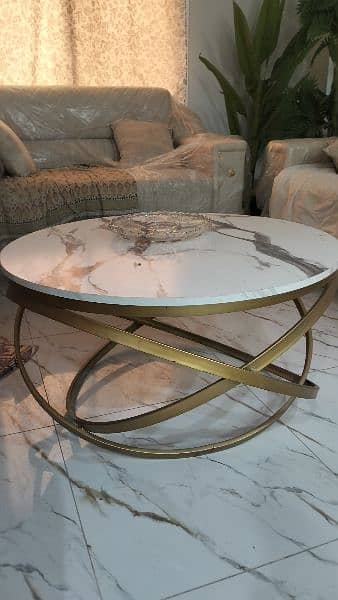 A brand new coffee table