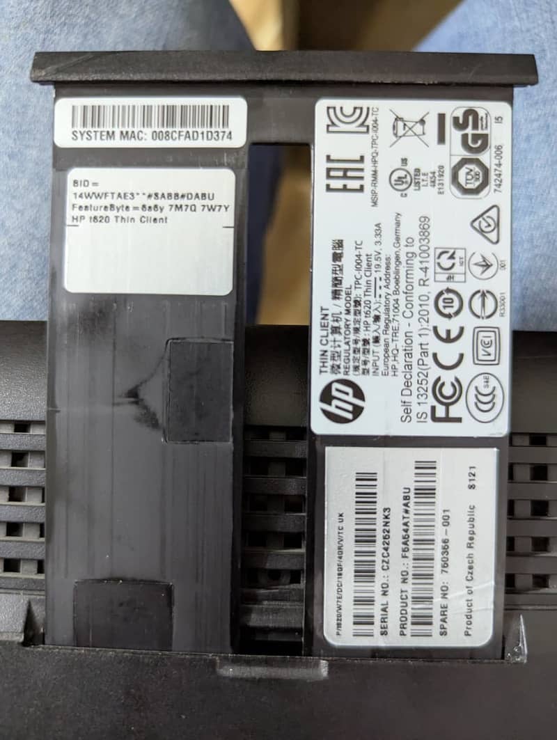 HP Thin Client T620 Mini PC 5