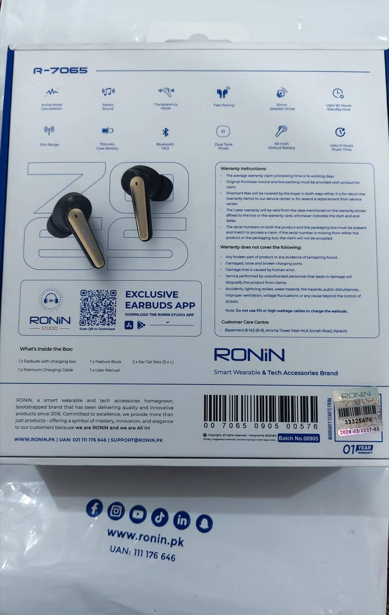 Ronin Eclipse Earbuds 1