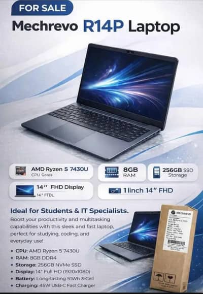 Mechrevo R14P 14" Laptop | 8GB RAM | 256GB SSD | Lightweight