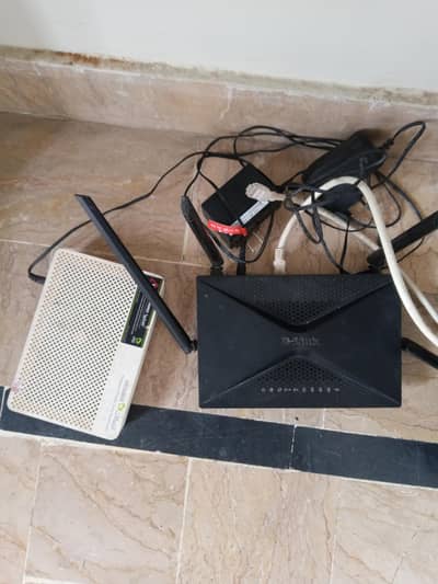 Title: D-Link Wireless Router & Etisalat Modem (Full Working Set)
