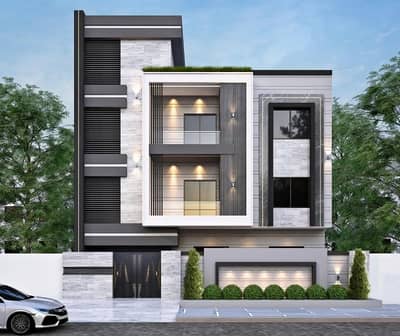 House For Sale 200 Sqyds G+3 9 Bed DD Sindh Baloch Society Gulistan e Jauher