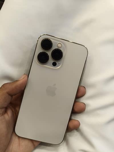 iphone 13 pro pta  128 gb battery health 85 gold color 10 by 10