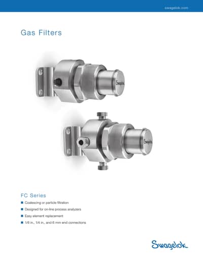 Brand New Swagelok SS Coalescing Particle GAS Filter P/N: SS-FCE