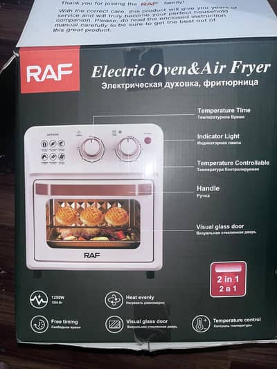 RAF Electric Air fryer And Oven (2in1) 14Liter high Quality R. 5347