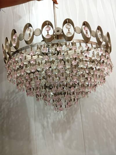 chandelier with 2 wall lamps