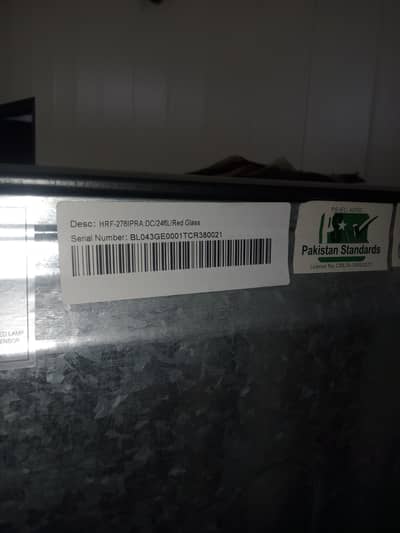 Haier refrigerator  HRF 276 IPRA SMART INVERTER