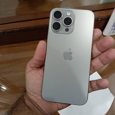 Used iPhone 15 Pro Max 256GB PTA Approved Natural Titanium
