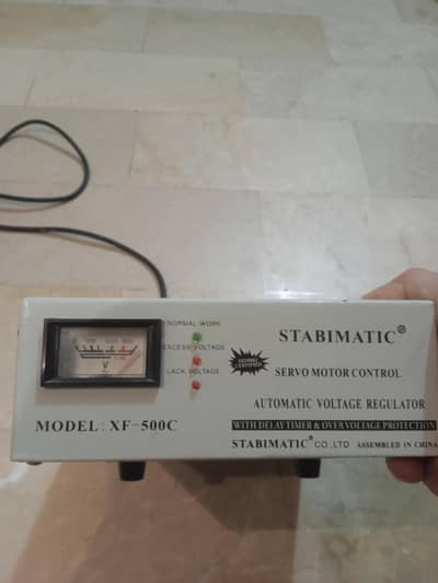 STABIMATIC SERVO MOTOR STABILIZER & Good condition pak fan 100% copper