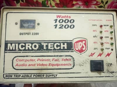 Micro Tech UPS 1000–1200W (220V)