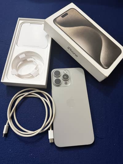 Iphone 15 pro Max  256 GB NON PTA WITH BOX