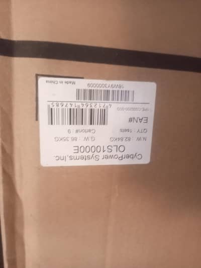 ups 10kva 10000e cyber power without battery brand new
