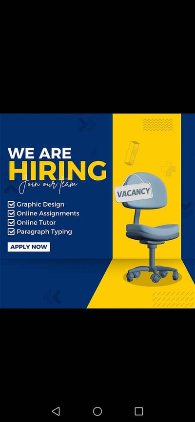 online jobs/full time/part time/simple typing jobs for boys and girls