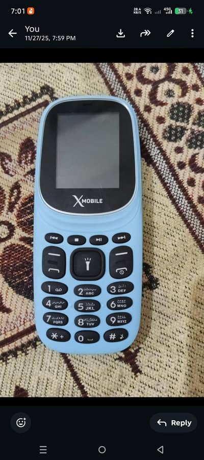 good condition mob for sale x mobile dual sim