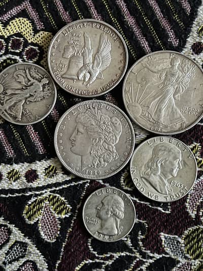 Antique ancient silver rare coin