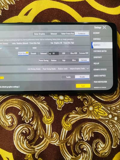 SAMSUNG A51 6 128GB PUBG 60FPS SCREEN FINGER
