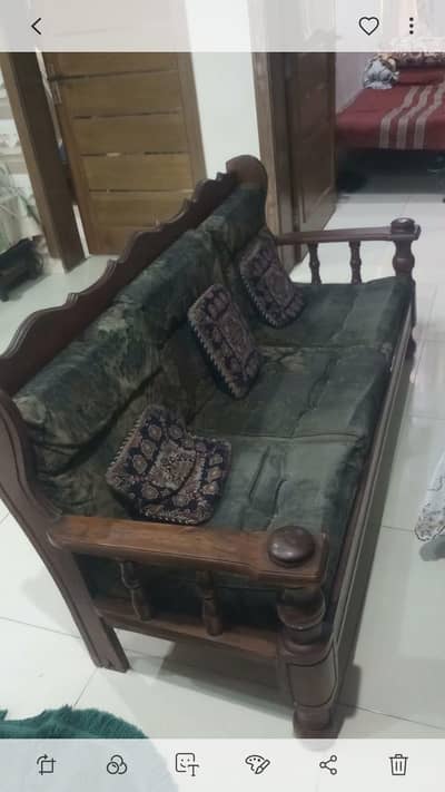5 Seater Sofa solid Wood Sheesham