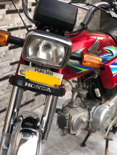 Honda 70 2024  Model.  Punjab Registered. . . . .