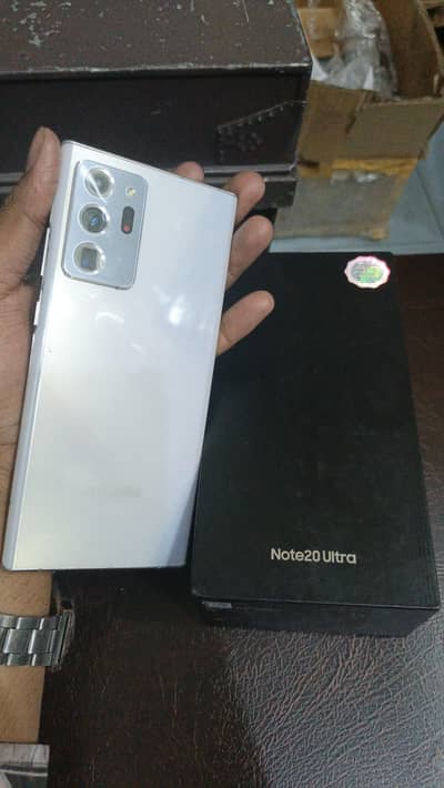 urgent sale Samsung note 20 ultra  8gb 256 gb  with box