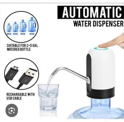 Automatic Electric Water Bottle Pump Dispenser USB Rechargeable