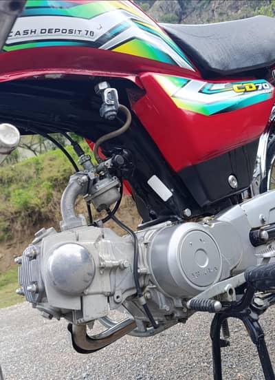Honda 70cc 2023 Model Abbottabad Registered Red colour