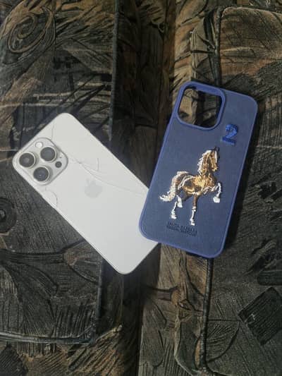 Back crack front glass break