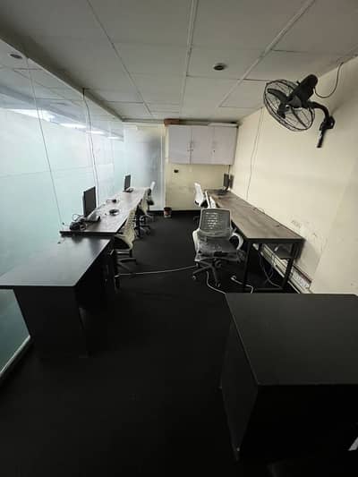 1000 Sqft Furnished Office Available In Siddiq Trade Centre Gulberg