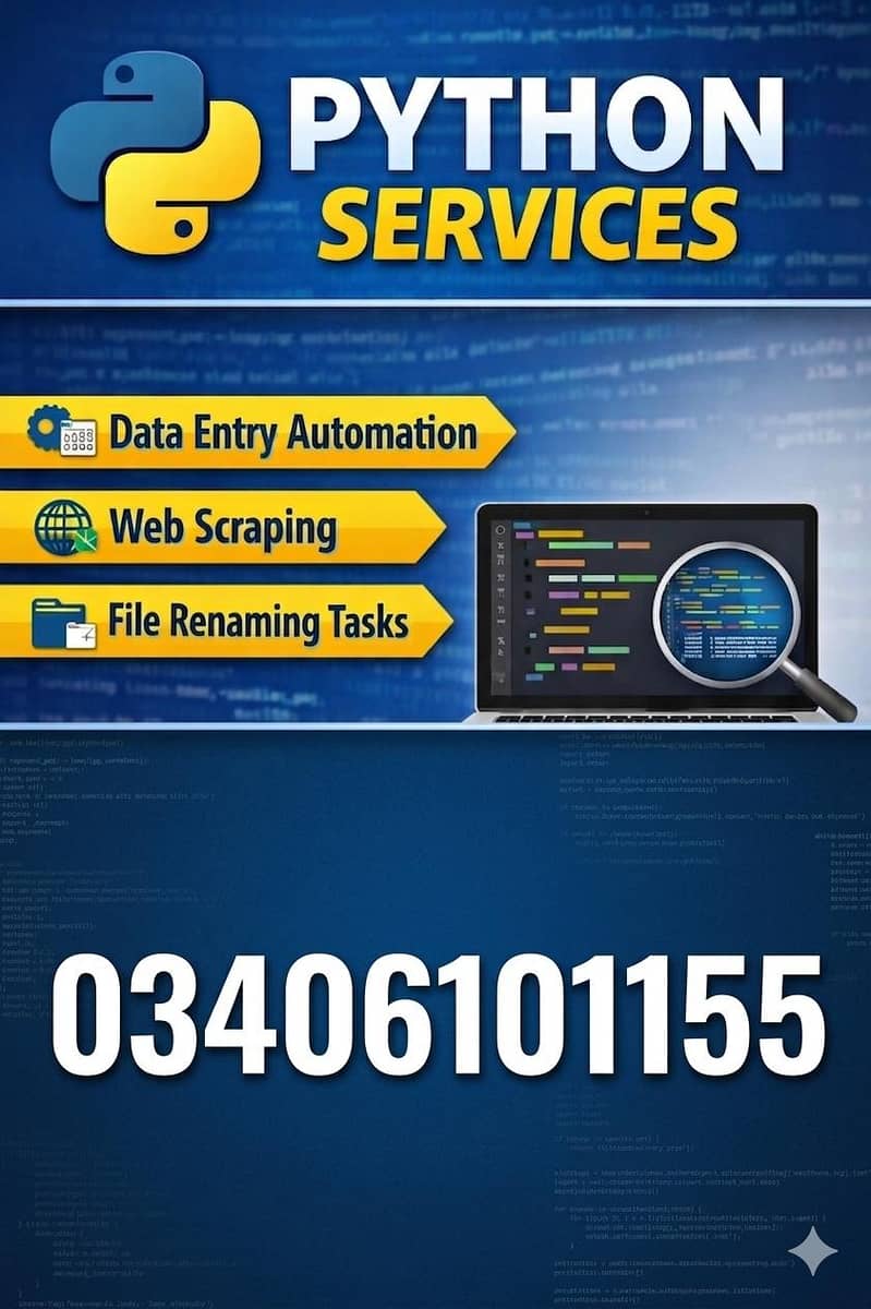 “Python Data Entry / Automation Service Available” 0