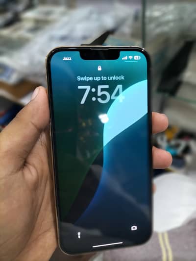 I phone 13 pro pta approved 256 gb golden colour
