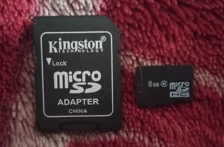 8GB EXTERNAL MEMORY CARD WITH ADAPTER